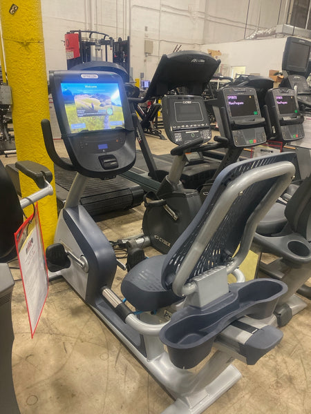 Precor RBK 885 Recumbent Bike w/P82 Console - Used