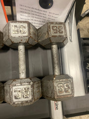 Used Cast Iron Dumbbells (Pairs)