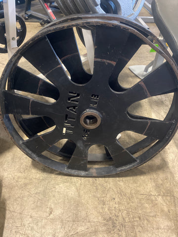 Titan 45 LB Pair Wagon Wheel Pulling Blocks - Used (PAIR)