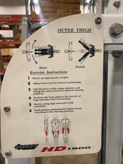 Hoist HD 1800 Inner/Outer Thigh - Used