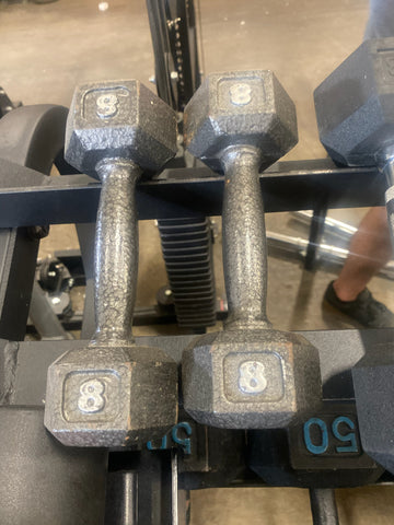 Used Multi Style Dumbbell Set w/Rack (2126 total lbs)