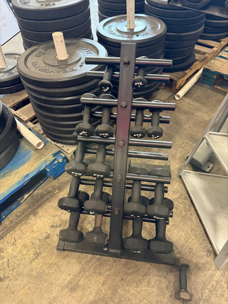 Neoprene Dumbbell Rack (Dumbbells Not Included) - Used