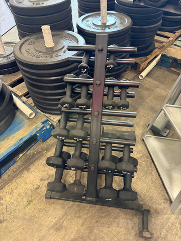 Neoprene Dumbbell Rack (Dumbbells Not Included) - Used