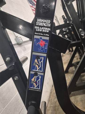 Hammer Strength Plate-Loaded Iso-Lateral Low Row - Used