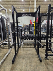 EliteFTS Half Rack With Plate and Bar Storage - Used