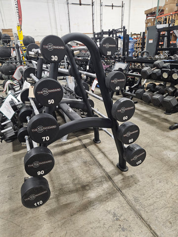 Fixed Barbells 20-110 Straight Bars - Used