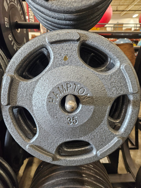 Hampton Olympic Cast Iron Grip Plates - USED