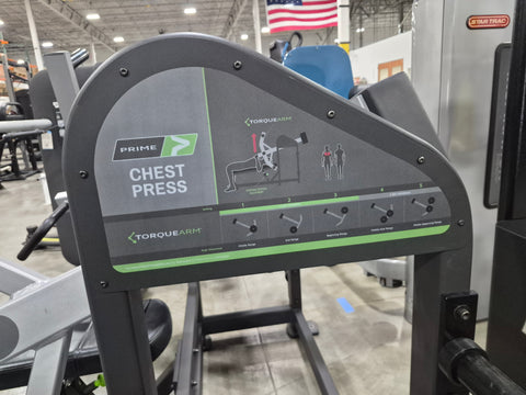 Prime Fitness Plate Loaded Chest Press P-102 - USED