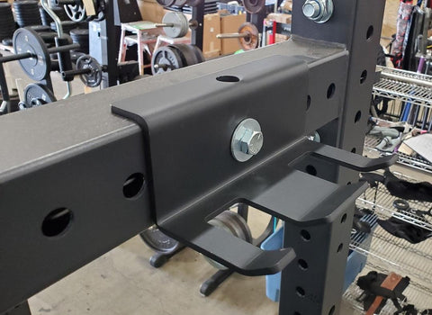 Wright Rack Double Bar Hanger (Will Attach To Most 3x3 & 2x3 Racks) - Show Me Weights