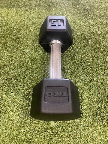 TKO or TRX Rubber Hex DB Straight Handle - Show Me Weights