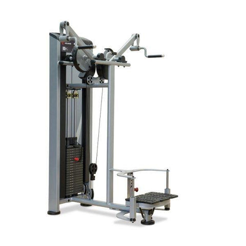 P-356 Vertical Pec Fly Product Description  Similar movement to cable crossover (in a much smaller footprint). Targets chest, shoulders and trapezius. Spring assisted platform adjusts to desired axis of rotation alignment. Lever arms are counterbalanced t