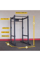 Body Solid SPR1000 Commercial Power Rack and Option of Rack w/ Extension