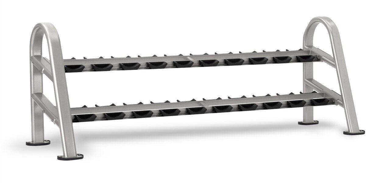 Nautilus Instinct Dumbbell Rack 10 Pair/2 Tier – Show Me Weights ...