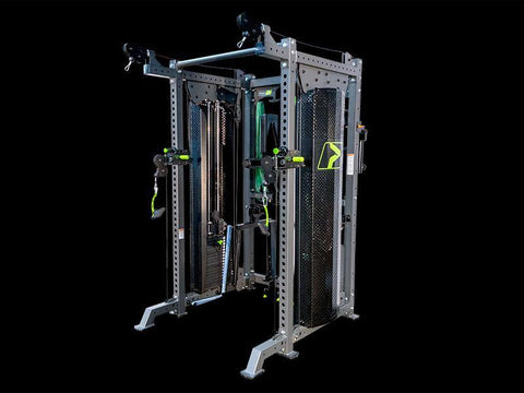 Prime Fitness Prodigy HLP Selectorized Rack; 4:1 Ratio (includes 1/pair of Spotter Arms and 1/pair of J-Hooks)