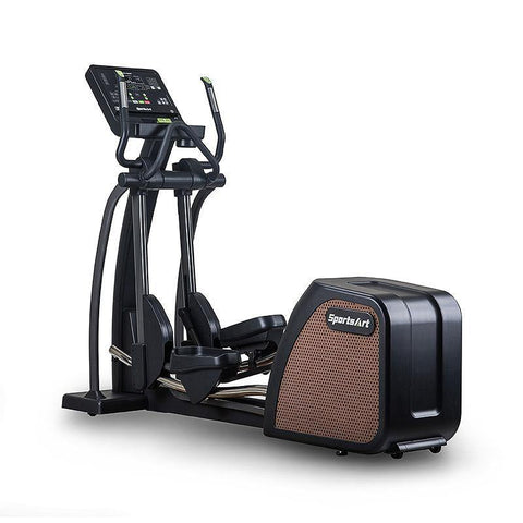 SportsArt E876 Status Senza Elliptical with 16" Touch Screen and 17" to 29" Adjustable Stride