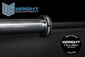 Wright Equipment 15KG Olympic Bearing Bar Next Generation (Made in USA) --- BLACK CERAKOTE SHAFT WITH CHROME BELLS